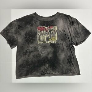 MTV Tie-Dye T-Shirt crop top 2X